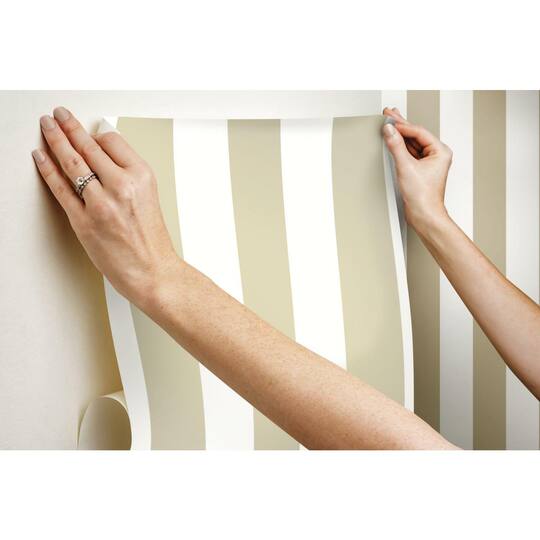 RoomMates Awning Stripe Peel & Stick Wallpaper